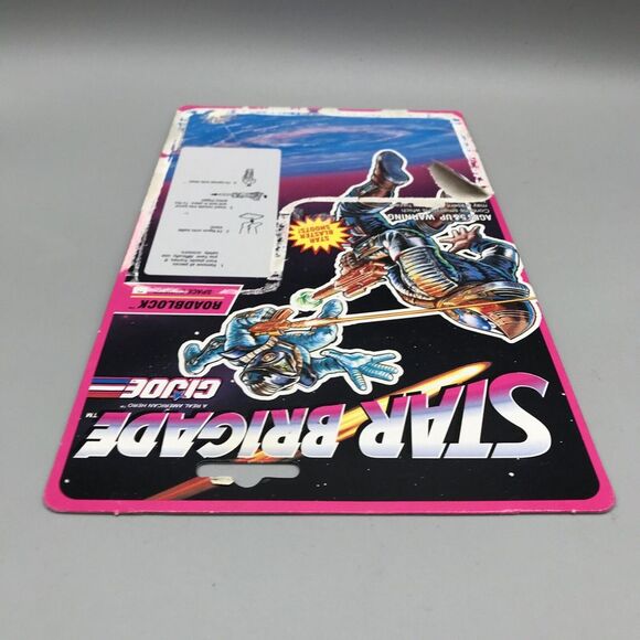 GI JOE 1993 STAR BRIGADE ASTRO-VIPER FULL CARD BACK UNCUT FILE CARD HASBRO - Picture 7 of 8
